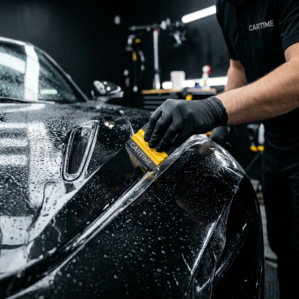 CarTime PPF Center - PPF Uygulama Esnası